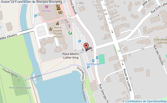 plan Le Franciscain De Bourges Bourges