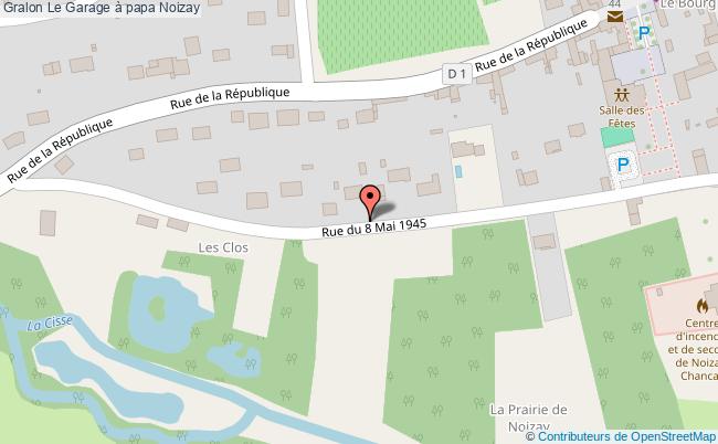 plan Le Garage à Papa Noizay
