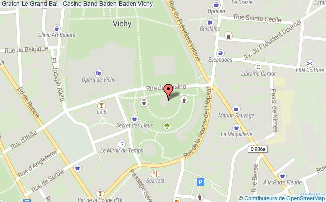 plan Le Grand Bal - Casino Band Baden-baden Vichy
