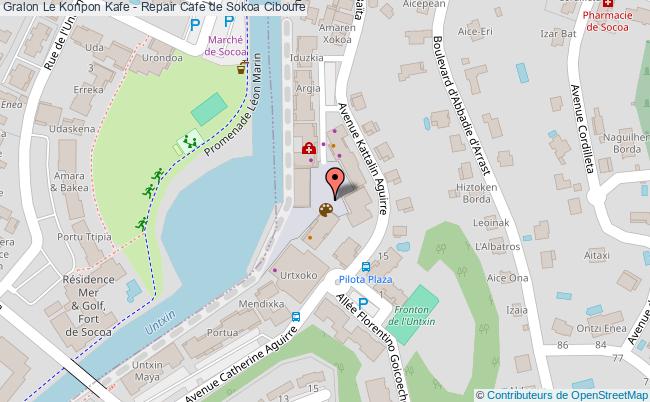 plan Le Konpon Kafe - Repair Cafe De Sokoa Ciboure