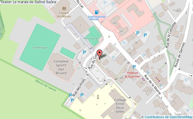 plan Le Marais De Saône Saône