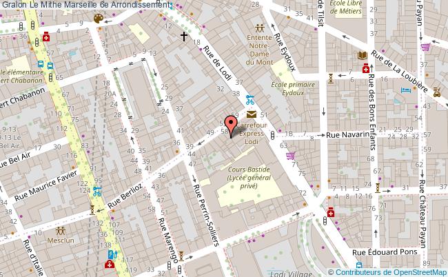 plan Le Mithe Marseille