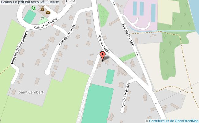 plan Le P'tit Bal Retrouvé Queaux
