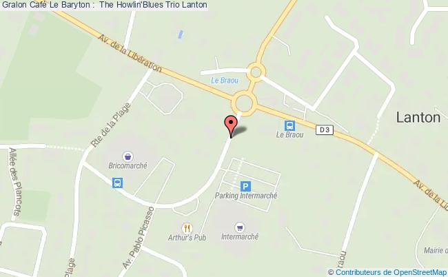 plan Le Petit Baryton :  Scène Ouverte Lanton