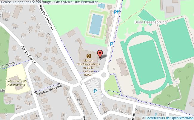 plan Le Petit Chaperon Rouge - Cie Sylvain Huc Bischwiller