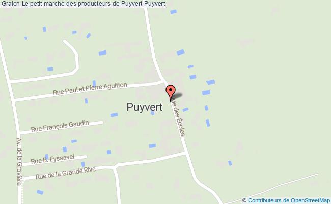 plan Le Petit Marché Des Producteurs De Puyvert Puyvert