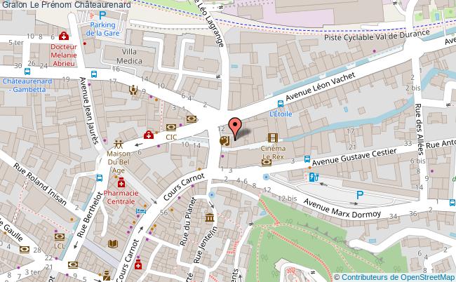 plan Le Prénom Châteaurenard