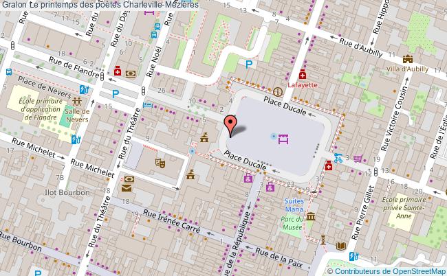 plan Le Printemps Des Poètes Charleville-Mézières