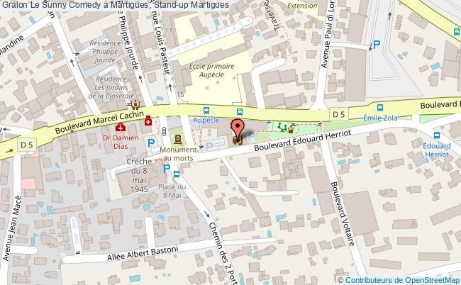 plan Le Sunny Comedy à Martigues, Stand-up Martigues