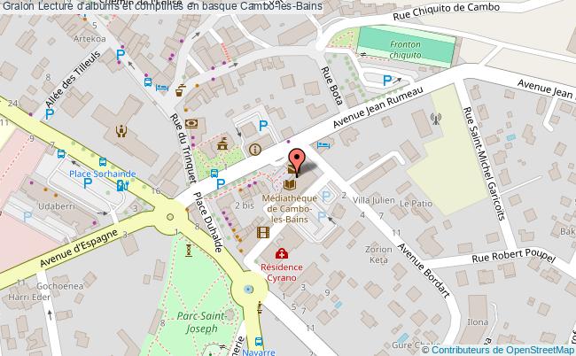 plan Lecture D'albums Et Comptines En Basque Cambo-les-Bains