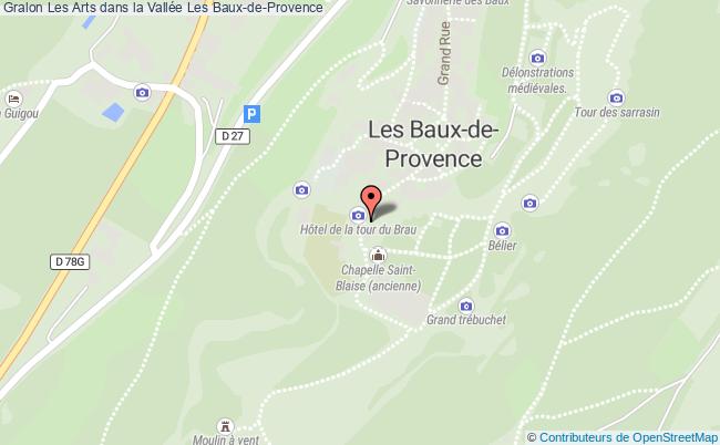 plan Les Arts Dans La Vallée Les Baux-de-Provence