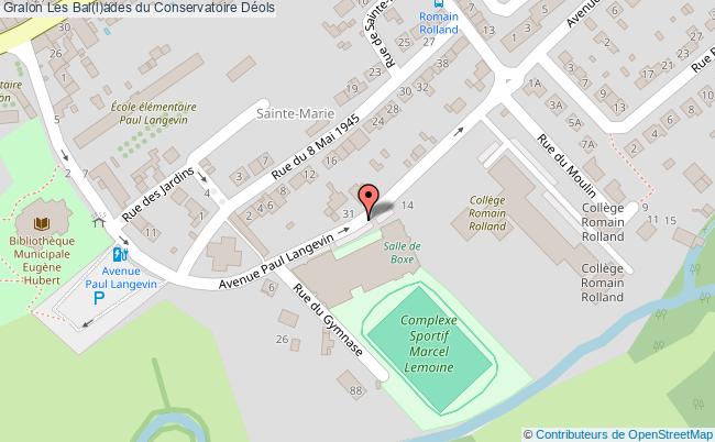 plan Les Bal(l)ades Du Conservatoire Déols