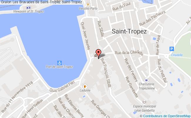 plan Les Bravades De Saint-tropez Saint-Tropez