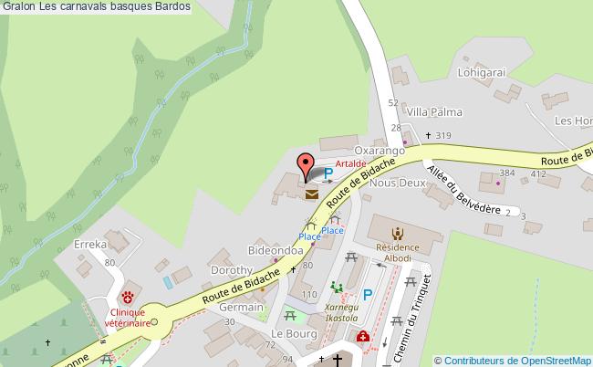 plan Les Carnavals Basques Bardos