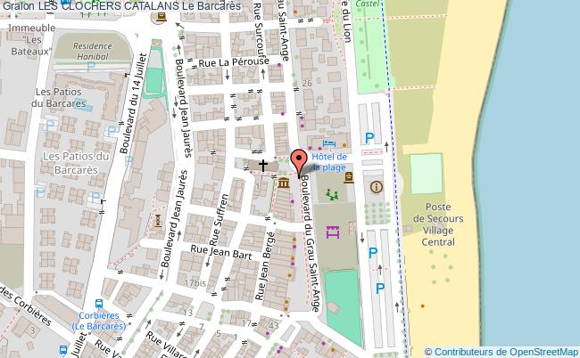 plan Les Clochers Catalans Le Barcarès