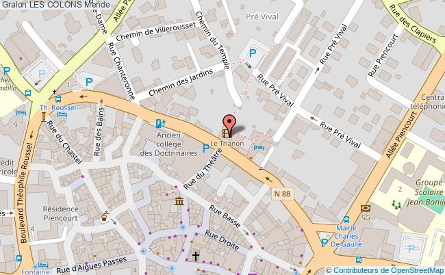 plan Les Colons Mende