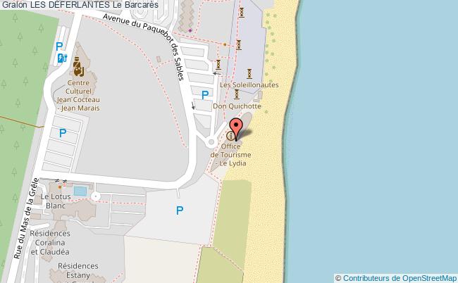 plan Les DÉferlantes Le Barcarès