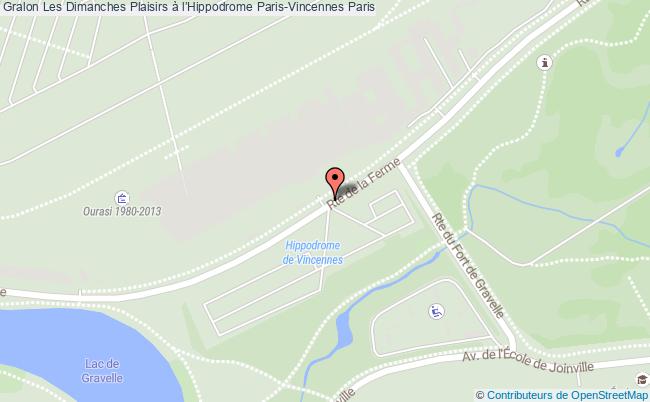 plan Les Dimanches Plaisirs à L’hippodrome Paris-vincennes Paris