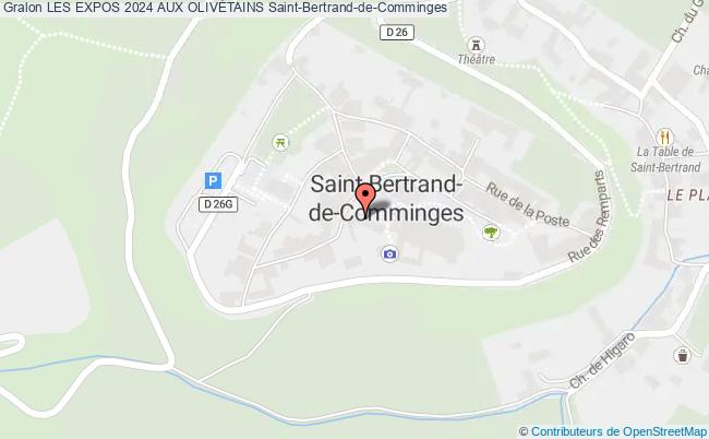 plan Les Expos 2024 Aux OlivÉtains Saint-Bertrand-de-Comminges