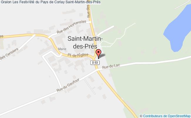 plan Les Festiv'été Du Pays De Corlay Saint-Martin-des-Prés