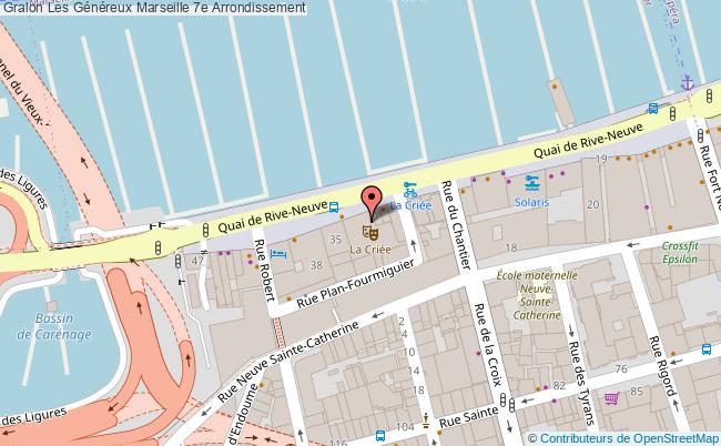 plan Les Généreux Marseille