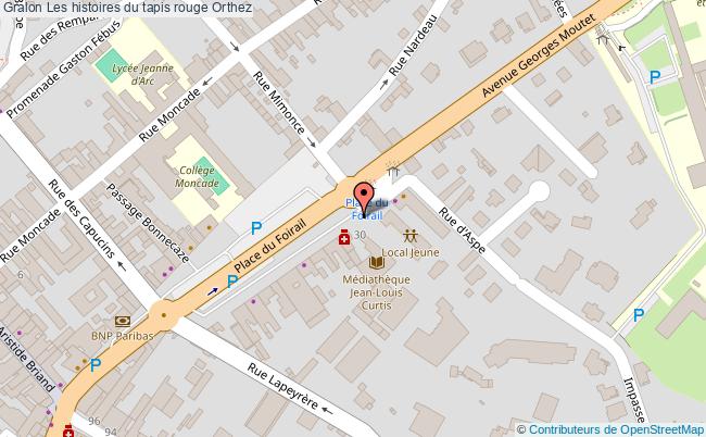 plan Les Histoires Du Tapis Rouge Orthez