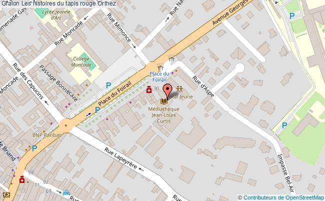 plan Les Histoires Du Tapis Rouge Orthez