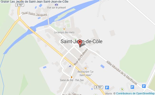 plan Les Jeudis De Saint-jean Saint-Jean-de-Côle