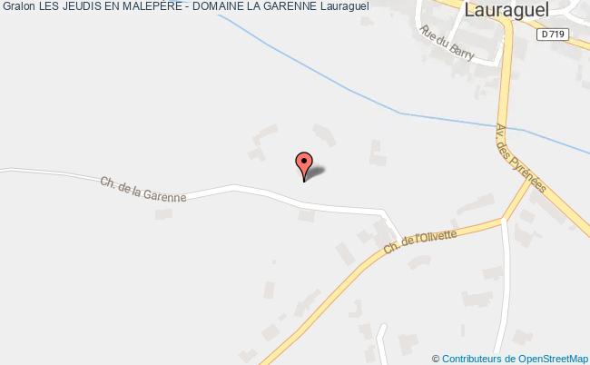 plan Les Jeudis En MalepÈre - Domaine La Garenne Lauraguel