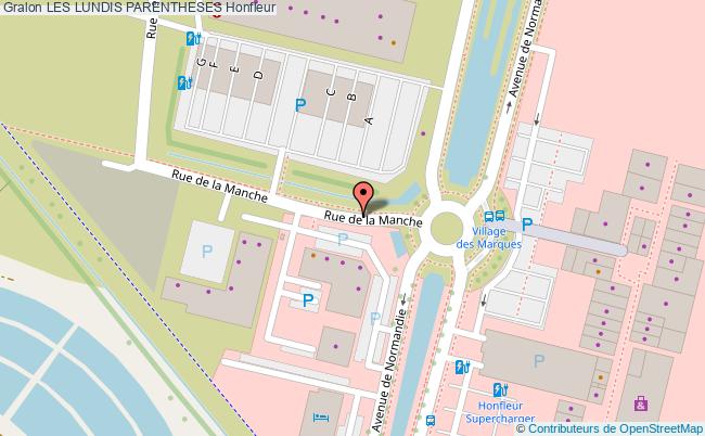 plan Les Lundis Parentheses Honfleur