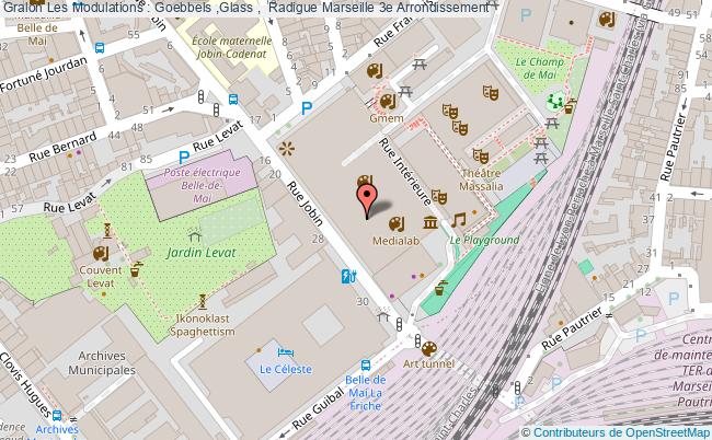 plan Les Modulations : Goebbels ,glass ,  Radigue Marseille