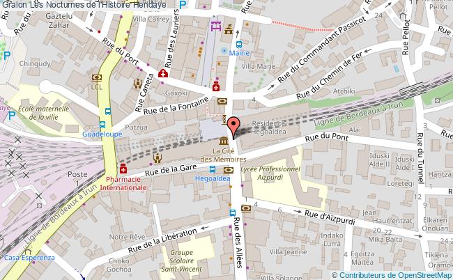 plan Les Nocturnes De L'histoire Hendaye