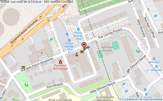 plan Les Nuits De La Lecture - Bfm Bastide Limoges