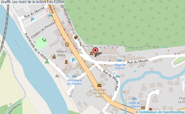 plan Les Nuits De La Lecture Les Eyzies-de-Tayac-Sireuil