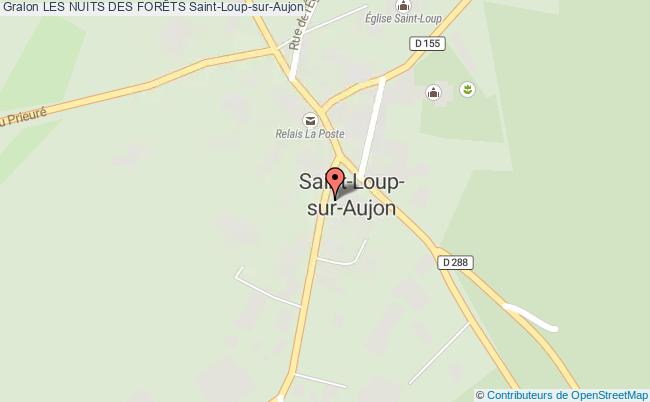 plan Les Nuits Des ForÊts : Aupres De Mon Arbre Saint-Loup-sur-Aujon