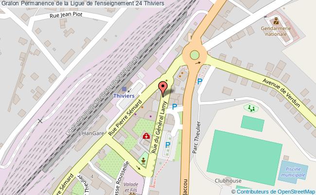 plan Les Permanences Associatives Thiviers