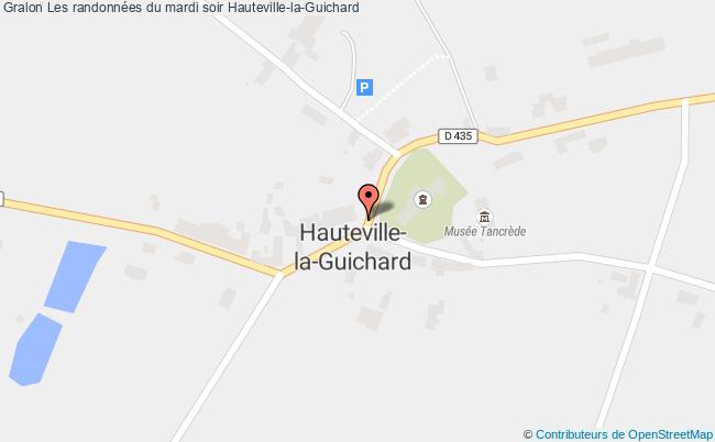plan Les Randonnées Du Mardi Soir Hauteville-la-Guichard