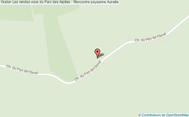 plan Les Rendez-vous Du Parc Des Alpilles - Rencontre Paysanne Aureille