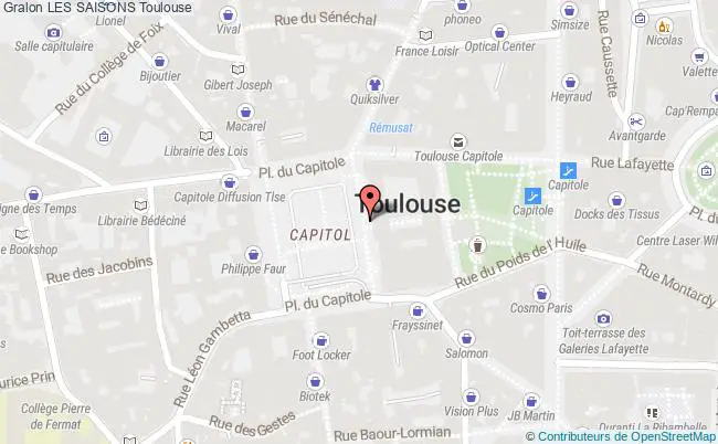 plan Les Saisons Toulouse