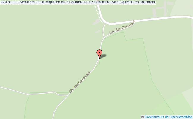 plan Les Semaines De La Migration Du 19 Octobre Au 3 Novembre Saint-Quentin-en-Tourmont