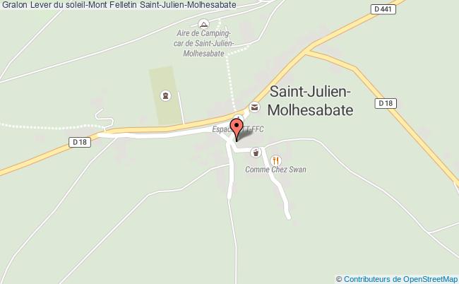 plan Lever Du Soleil-mont Felletin Saint-Julien-Molhesabate