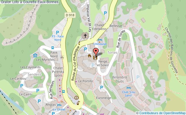plan Loto à Gourette Eaux-Bonnes