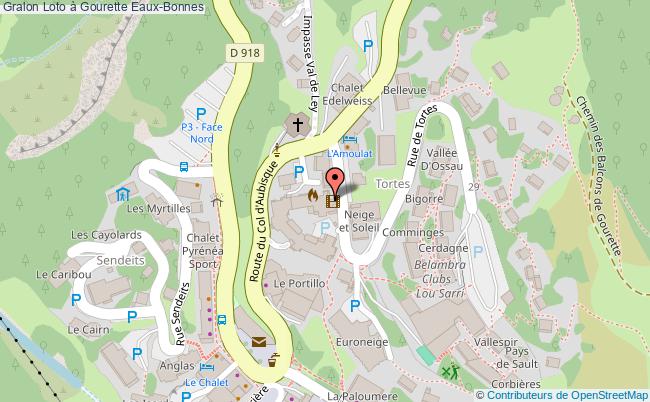 plan Loto à Gourette Eaux-Bonnes