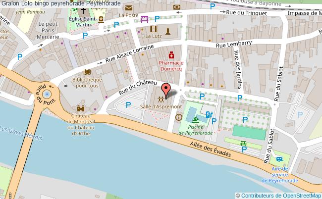 plan Loto Bingo Peyrehorade Peyrehorade