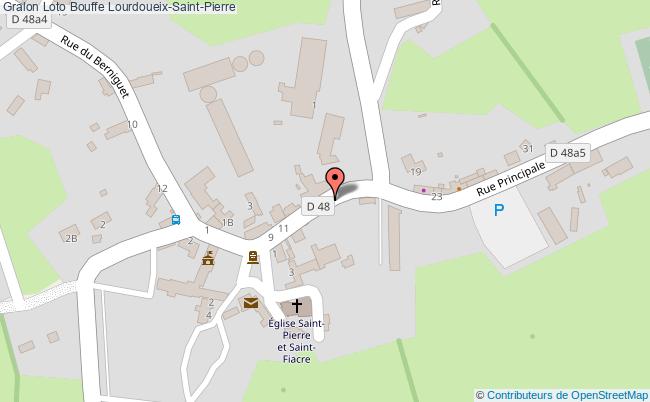 plan Loto Bouffe Lourdoueix-Saint-Pierre