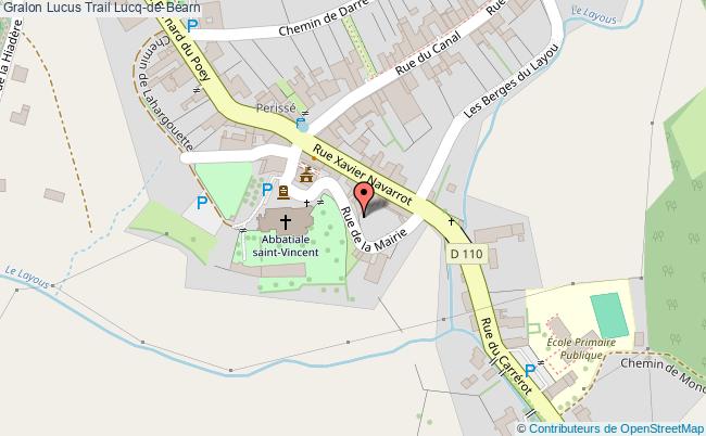 plan Lucus Trail Lucq-de-Béarn