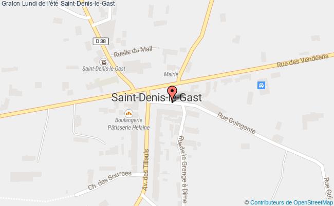 plan Lundi De L'été Saint-Denis-le-Gast