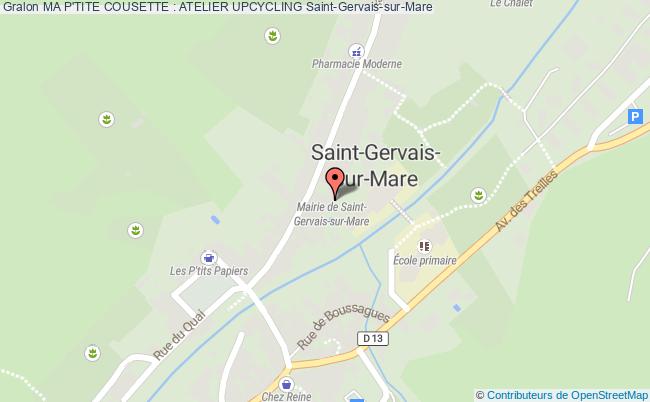 plan Ma P'tite Cousette : Atelier Upcycling Saint-Gervais-sur-Mare