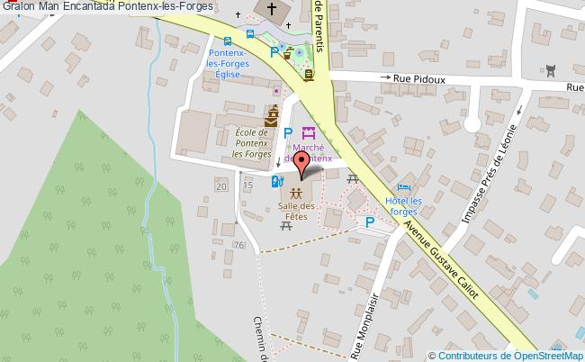 plan Man Encantada Pontenx-les-Forges