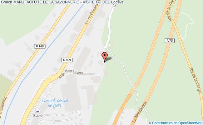 plan Manufacture De La Savonnerie - Visite GuidÉe Lodève